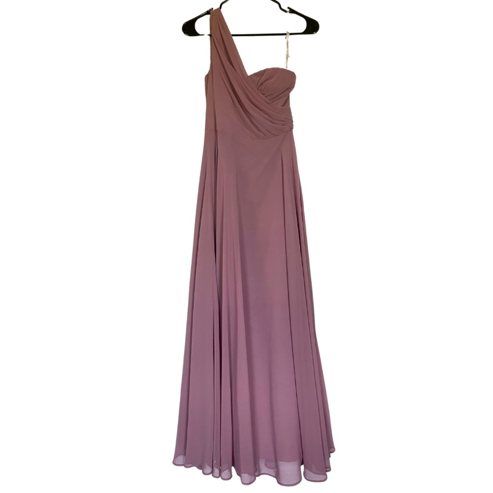 David’s Bridal CELEBRATE DB STUDIO The Daydream Dress full skirt one shoulder